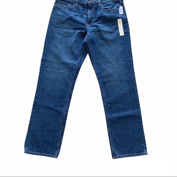 NWT Old Navy 36X32 Dark Wash Jeans - Picture 3 of 7